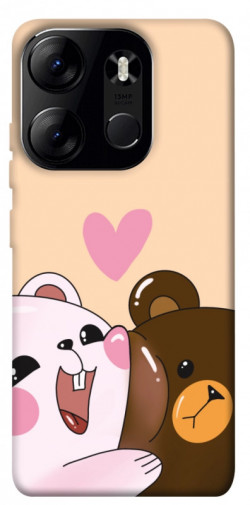 Чехол itsPrint Медвежата для Tecno Spark Go 2023