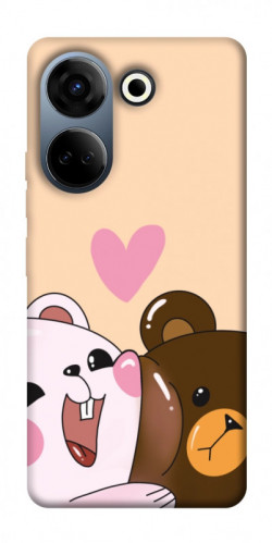 Чехол itsPrint Медвежата для TECNO Camon 20 Pro (CK7n)