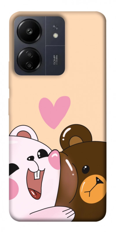 Чехол itsPrint Медвежата для Xiaomi Redmi 13C, любовь, купить оптом с доставкой