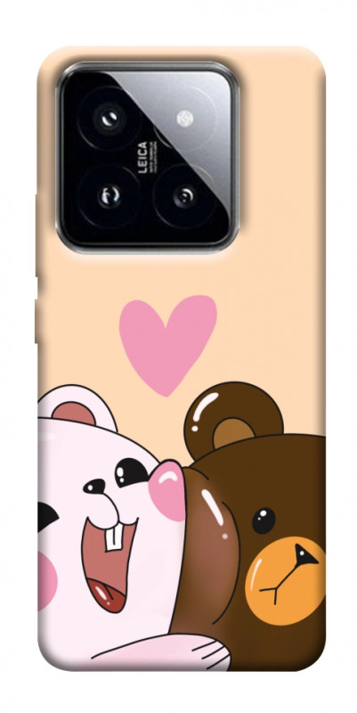 Чохол itsPrint Ведмежата для Xiaomi 14 Pro, кохання, купити оптом з доставкою