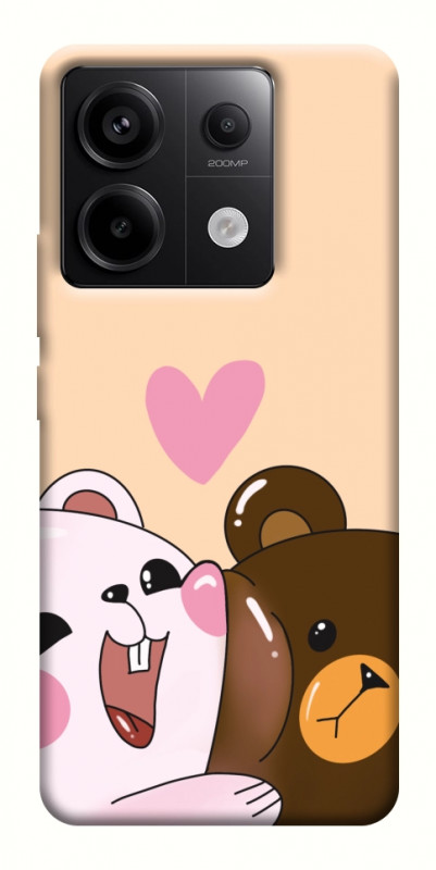 Чехол itsPrint Медвежата для Xiaomi Redmi Note 13 Pro 4G, любовь, купить оптом с доставкой