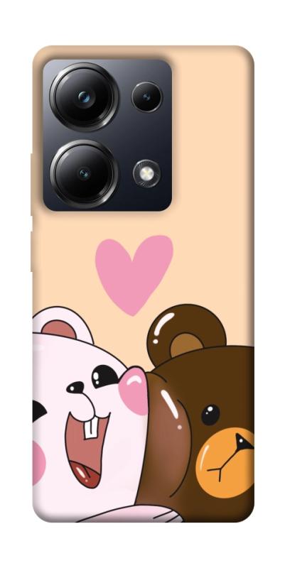 Чохол itsPrint Ведмежата для Xiaomi Redmi Note 13 Pro 4G, кохання, купити оптом з доставкою