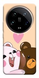 Чехол itsPrint Медвежата для Xiaomi 14 Ultra