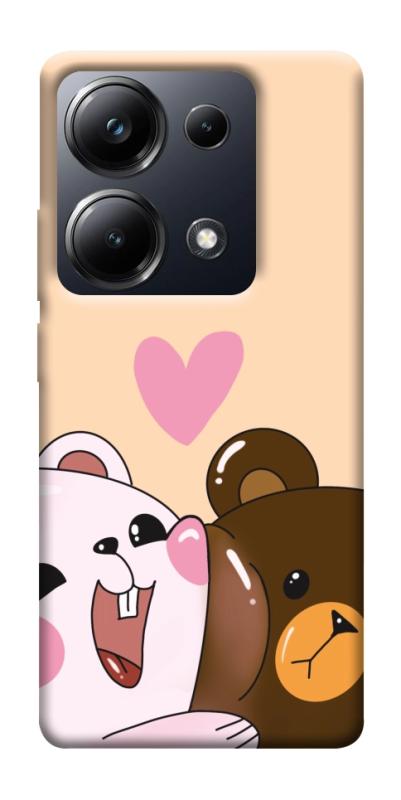 Чехол itsPrint Медвежата для Xiaomi Redmi 13 4G / Poco M6 4G, любовь, купить оптом с доставкой