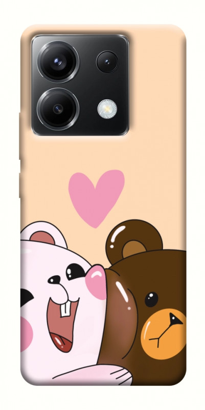 Чехол itsPrint Медвежата для Xiaomi Poco X6, любовь, купить оптом с доставкой