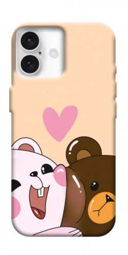 Чохол itsPrint Ведмежата для Apple iPhone 16 Plus (6.7")