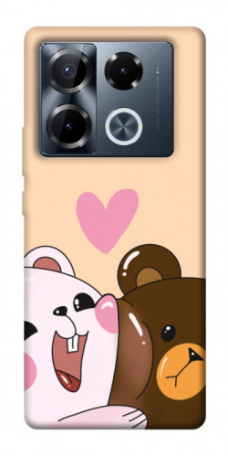 Чехол itsPrint Медвежата для Infinix Note 40 Pro 4G