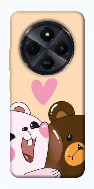 Чехол itsPrint Медвежата для Xiaomi Redmi 14C / Poco C75, любовь, купить оптом с доставкой