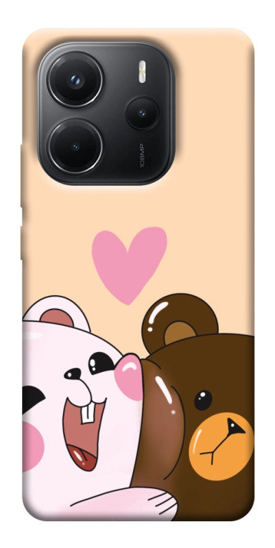 Чехол itsPrint Медвежата для Xiaomi Redmi Note 14 4G (Europe version), любовь, купить оптом с доставкой