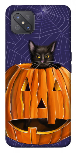 Чехол itsPrint Cat and pumpkin для Oppo A92s