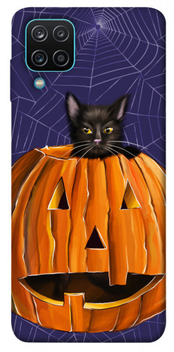 Чехол itsPrint Cat and pumpkin для Samsung Galaxy M12
