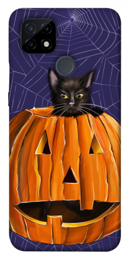 Чехол itsPrint Cat and pumpkin для Realme C21
