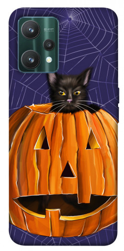 Чехол itsPrint Cat and pumpkin для Realme 9 Pro
