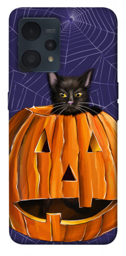 Чехол itsPrint Cat and pumpkin для Realme 9 4G / 9 Pro+