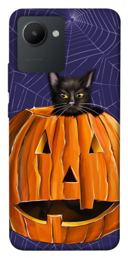 Чехол itsPrint Cat and pumpkin для Realme C30
