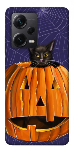 Чохол itsPrint Cat and pumpkin для Xiaomi Redmi Note 12 Pro+ 5G