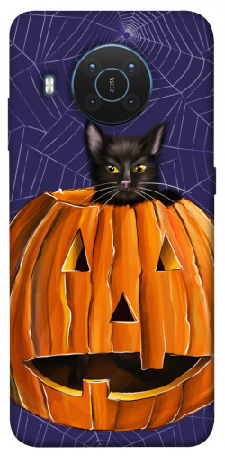 Чехол itsPrint Cat and pumpkin для Nokia X10 / X20