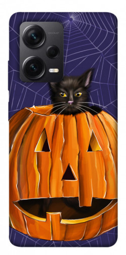 Чехол itsPrint Cat and pumpkin для Xiaomi Poco X5 Pro 5G