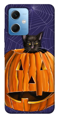 Чехол itsPrint Cat and pumpkin для Xiaomi Poco X5 5G