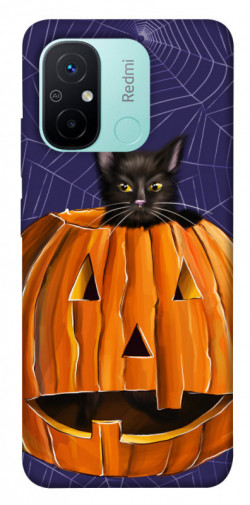 Чехол itsPrint Cat and pumpkin для Xiaomi Redmi 12C