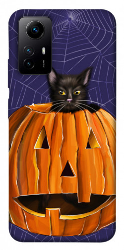 Чехол itsPrint Cat and pumpkin для Xiaomi Redmi Note 12S