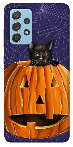 Чехол itsPrint Cat and pumpkin для Samsung Galaxy A52 4G / A52 5G