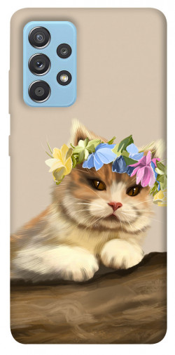 Чехол itsPrint Cat in flowers для Samsung Galaxy A52 4G / A52 5G