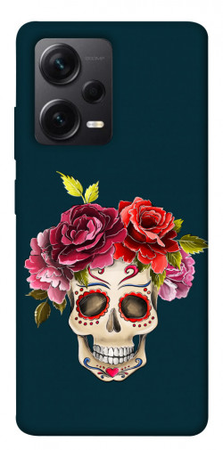 Чохол itsPrint Flower skull для Xiaomi Redmi Note 12 Pro+ 5G