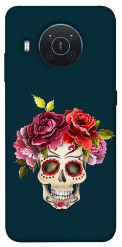 Чехол itsPrint Flower skull для Nokia X10 / X20
