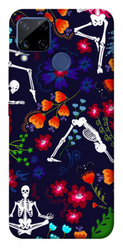 Чехол itsPrint Yoga skeletons для Realme C15