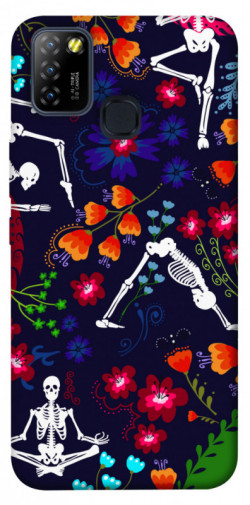 Чехол itsPrint Yoga skeletons для Infinix Hot 10 Lite