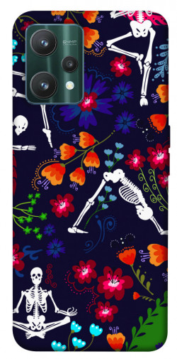 Чехол itsPrint Yoga skeletons для Realme 9 Pro