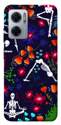 Чехол itsPrint Yoga skeletons для Xiaomi Redmi Note 11E
