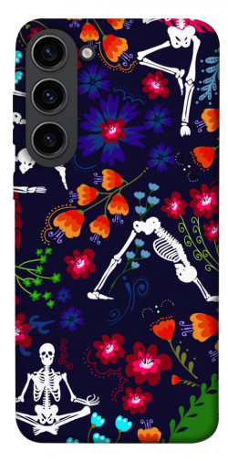 Чехол itsPrint Yoga skeletons для Samsung Galaxy S23