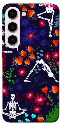 Чохол itsPrint Yoga skeletons для Samsung Galaxy S23+