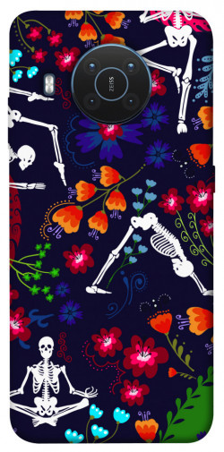 Чехол itsPrint Yoga skeletons для Nokia X10 / X20