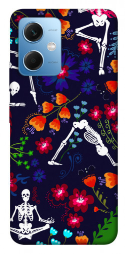 Чехол itsPrint Yoga skeletons для Xiaomi Poco X5 5G