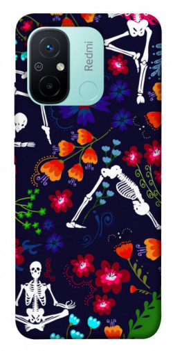 Чехол itsPrint Yoga skeletons для Xiaomi Redmi 12C