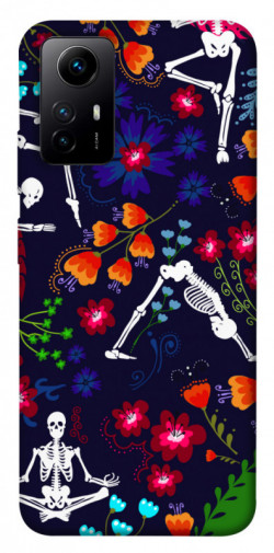 Чехол itsPrint Yoga skeletons для Xiaomi Redmi Note 12S