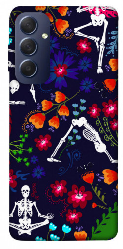 Чехол itsPrint Yoga skeletons для Samsung Galaxy M54 5G
