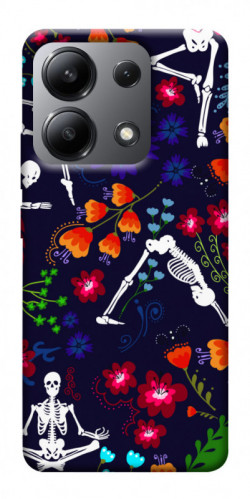 Чехол itsPrint Yoga skeletons для Xiaomi Redmi Note 13 4G