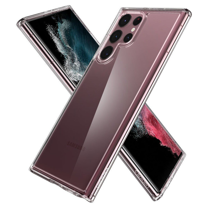 Прозорий чохол SGP Ultra Hybrid для Samsung Galaxy S23 Ultra | TPU+PC з посиленими бортами на малюнкі №2