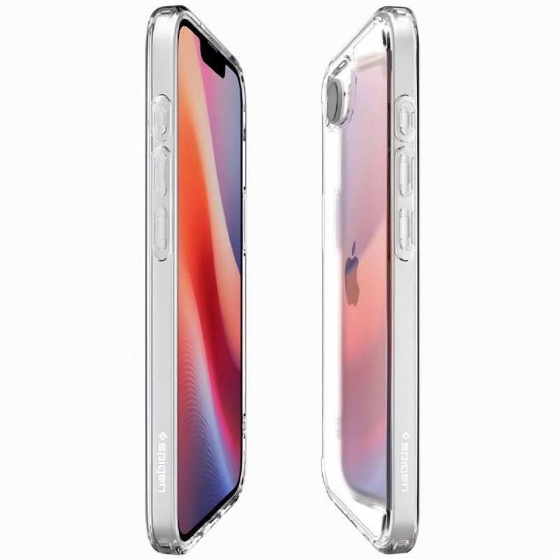 Прозрачный чехол SGP Ultra Hybrid для Apple iPhone 16e (6.1) | TPU+PC с усиленными бортами на картинке №2