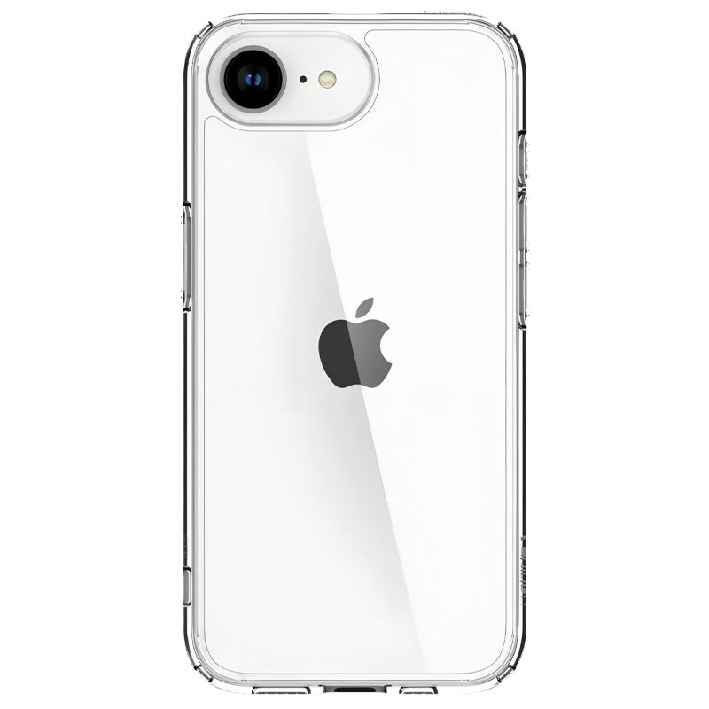 Прозрачный чехол SGP Ultra Hybrid для Apple iPhone 16e (6.1) | TPU+PC с усиленными бортами на картинке №3