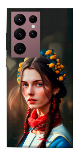 Чехол itsPrint Lady style 1 для Samsung Galaxy S22 Ultra