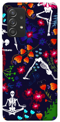 Чехол itsPrint Yoga skeletons для Samsung Galaxy A72 4G / A72 5G