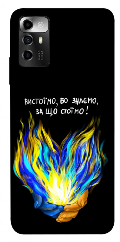 Чехол itsPrint У боротьбі для ZTE Blade A72, love ukraine, купить оптом с доставкой