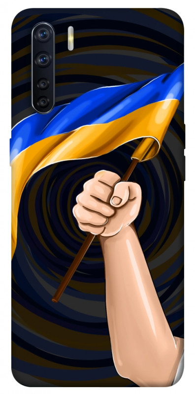 Чехол itsPrint Флаг для Oppo A91, love ukraine, купить оптом с доставкой