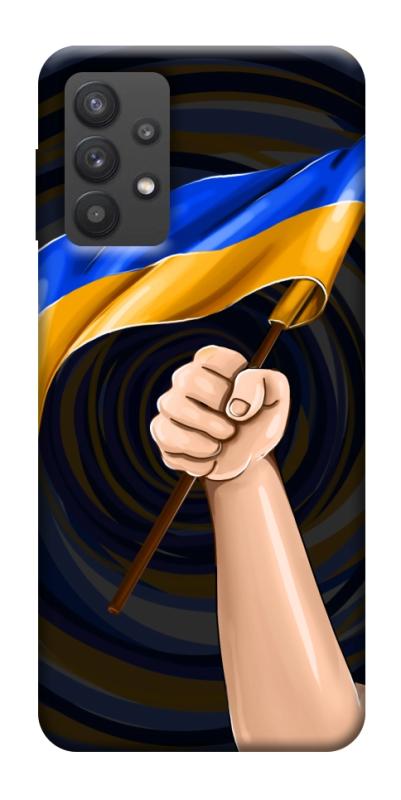Чехол itsPrint Флаг для Samsung Galaxy A32 (A326B) 5G, love ukraine, купить оптом с доставкой