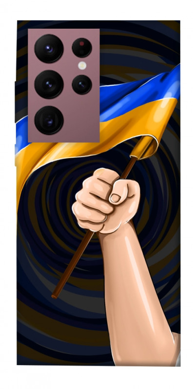 Чехол itsPrint Флаг для Samsung Galaxy S22 Ultra, love ukraine, купить оптом с доставкой